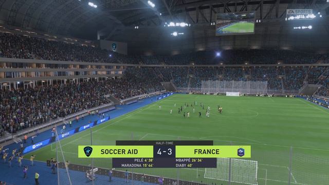 FIFA 22: Soccer Aid Icons VS France, Custom League #1 (PS5) смотреть онлайн