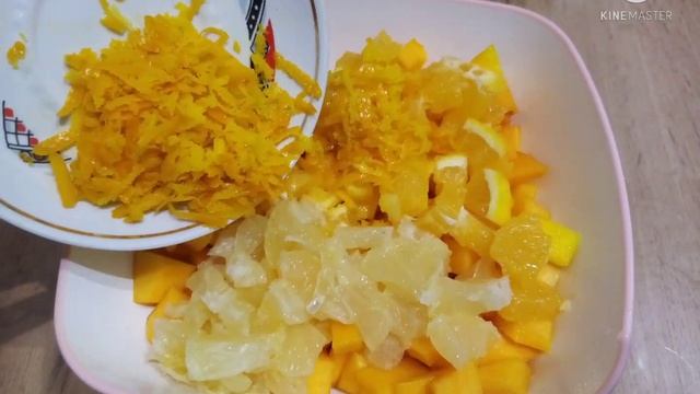 Невероятно сладкое и ароматное варенье с тыквой и апельсином и лимоном مربى الكرعة لذيذ смотреть онлайн