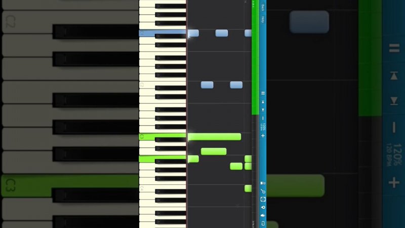 Teenage Mutant Ninja Turtles - Черепашки Ниндзя #pianotutorial #synthesia #piano #пианино #music