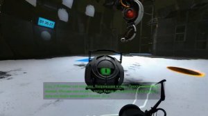 Portal 2 - Концовка, разговор второго модуля, портал, Уитли