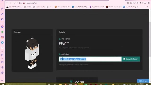 EASY MC EXPIRED ALT QUICK FIX |How To Renew Token| |Minecraft| смотреть онлайн