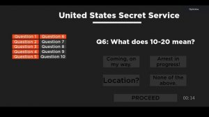 (outdated) United States Secret Service Quiz Answers 2020 | ROBLOX