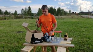 Рубанок Интерскол P-110/1100M. Обзор.