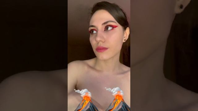 Таня, а тебе слабо сделать красный макияж? #бьютиблоггер #легкиймакияж #макияж смотреть онлайн