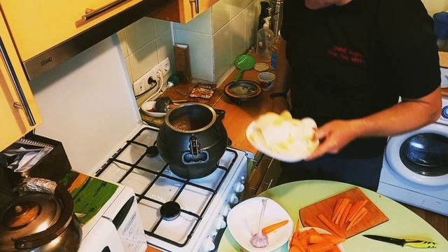 Плов в афганском казане. #плов #афганскийказан