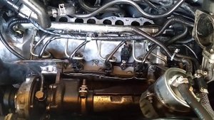 Mercedes w168 1.7cdi прорыв газов из под форсунок