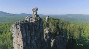 Хребет Инзерские Зубчатки. / Mountain ridge Inzerskie Zubchatki. Our nature.