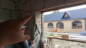 Прорубаем ворота // Готовим гараж к установке гаражных ворот типа "Дорхан"