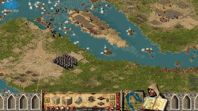 Stronghold Crusader Gameplay, Mission 77. Wall of Death (Warchest Trail) смотреть онлайн