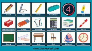 classroom-objects by Games4esl