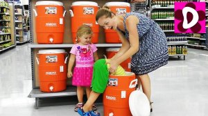 Видео для детей Вредные Детки В СУПЕРМАРКЕТЕ Bad Baby Doing Shopping pretend play funny kids video
