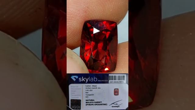 H268 🆕️ malaya garnet *Red *nte👌Harga pas Rp 550 rb blum ongkir Berat 3,99 ct .s namibia .s memo