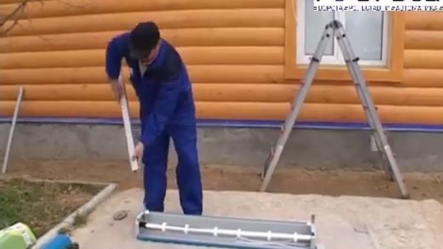 Монтаж короба роллет к стене смотреть онлайн