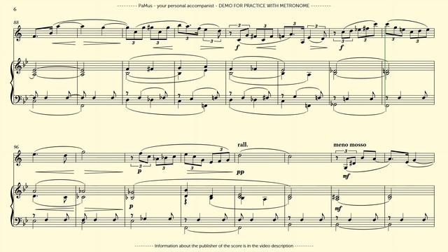 Paul Jeanjean: Clair Matin for Clarinet and Piano, tuning accompaniment 440Hz смотреть онлайн