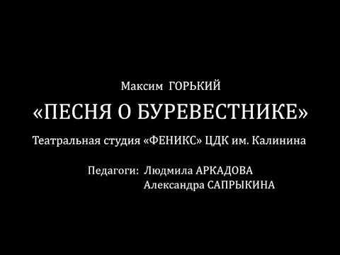 "ПЕСНЯ О БУРЕВЕСТНИКЕ". Театральная студия "Феникс" г. Королёв. смотреть онлайн