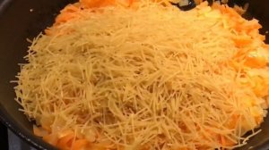 Лапша паутинка, постный рецепт для ленивых