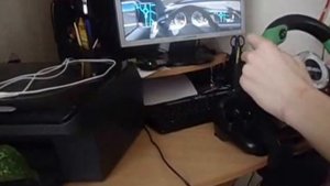 Тест руля Sven Drift на игре TDU2