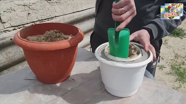 DIY 3 Идеи Вазоны из цемента своими руками 3 идеи поделки из цемента для дачи Кашпо цветочный горшо смотреть онлайн