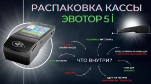 Распаковка онлайн-кассы Эвотор 5i. Что входит в комплектацию в 2022 году?