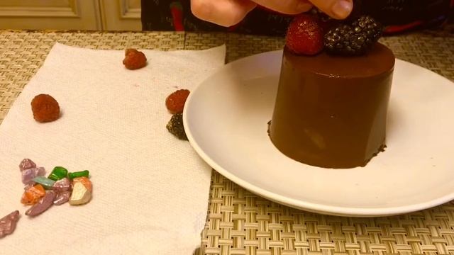 CHOCOLATE Dessert ? ТАК ПРОСТО,  А ПОЛУЧАЕТСЯ ШЕДЕВР.?Шоколадный десерт на агар- агаре с декором?