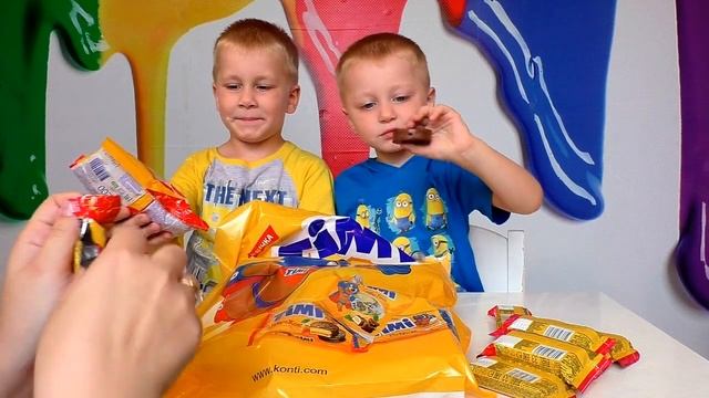 Шоколадная фабрика КОНТИ шоколадные конфеты ТИМИшоколадный челлендж