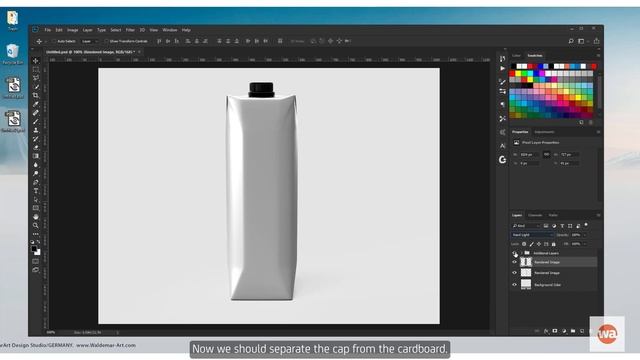 Making of the Packaging Mockup with Adobe Dimension and Photoshop - Tutorial смотреть онлайн