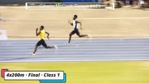 4x200m Boys Heats and FINALS JC Summary | Gibson McCook Relays 2023