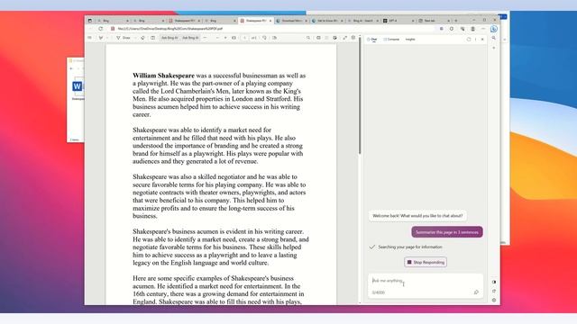 AI • Word DOC • Microsoft Bing ChatGPT can process Your Word DOC files • Here's How ... смотреть онлайн