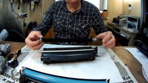 Видео для заправщиков.HP Q2612A , нюансы. Шум, бледная печать. Неравномерная печать. Инструкция.