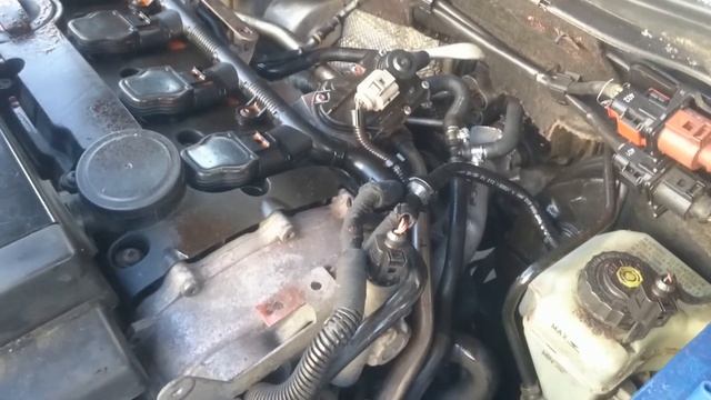 Вытек антифриз VW passat B6 2.0 FSI Первая поломка после покупки!!!! смотреть онлайн