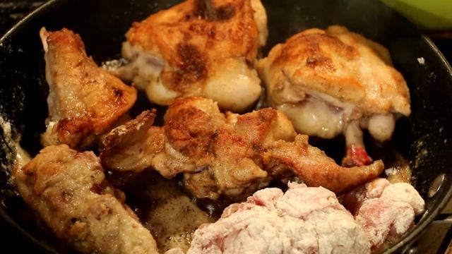 Рецепт - Кролик тушенный в сметанном соусе смотреть онлайн