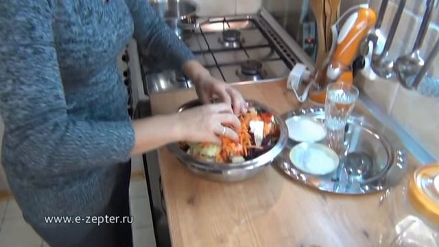 Капуста по-грузински / Sauerkraut in Georgian ♡ English subtitles смотреть онлайн