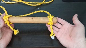 Прочный ЛЕСНИЧНЫЙ УЗЕЛ из которого можно сделать лестницу