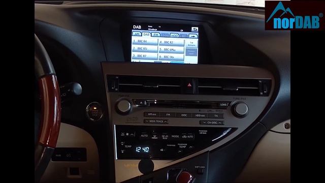 norDAB fully integrated DAB/DAB+ solution for Toyota/Lexus - Lexus RX (AL10) with Navi. demo! смотреть онлайн