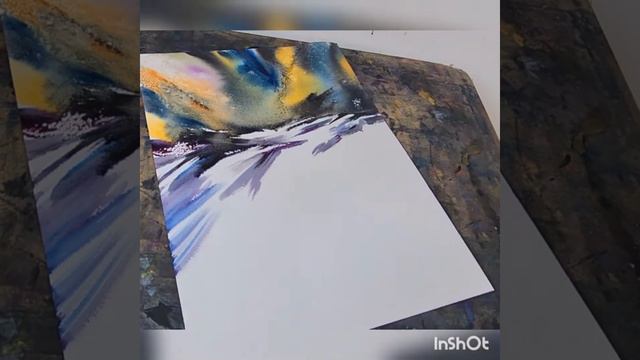 Expressive Watercolour Demo by Anna Virabyan. Alla Prima Wet on Wet Technique смотреть онлайн