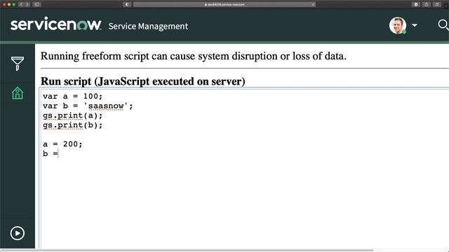 #2 Statements And Syntax in JavaScript | Learn JavaScript with ServiceNow
