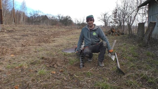 Закладаю виноградник з нуля. Посадка ,,під бур,, . смотреть онлайн