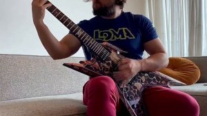 Pantera - The Art Of Shredding Guitar Solo | Dean Razorback Skull