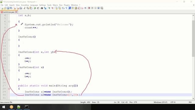 L10 Constructor | Constructor in java |  rules for constructor | types of constructor.