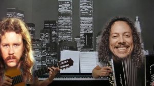 Metallica - The Unforgiven (guitar and russian accordion cover)