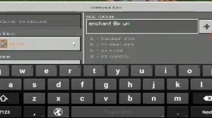 Как налажить чар на предметы с помощью командного блока в minecraft PE