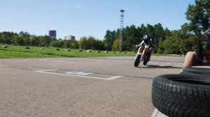 Электрические питбайки на треке!