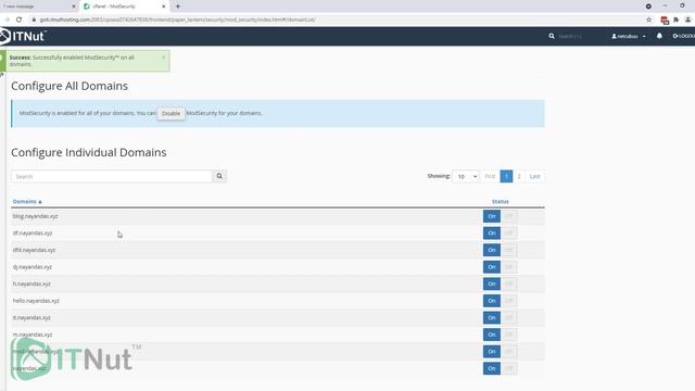 How to Enable & Disable ModSecurity in cPanel - IT Nut Hosting смотреть онлайн