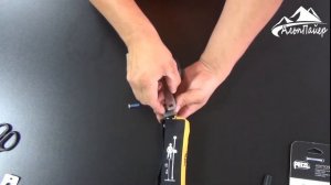 Установка амортизатора Petzl Asap'sorber 20 на страховочное устройство Petzl Asap Lock