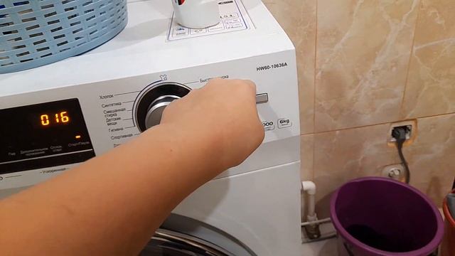 обзор стиральной машинки haier hw60-10636a купить 16 минуты отжим 800 смотреть онлайн
