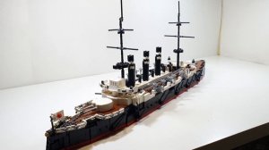 лего самоделка: военные корабли ww2 .LEGO battleships