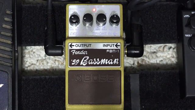 Boss Fender 59 Bassman FBM 1 Overdrive Pedal смотреть онлайн