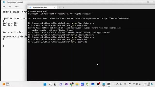 Explain Main Method in java | First Code in java | Explain main method in interview |Entrypoint jav