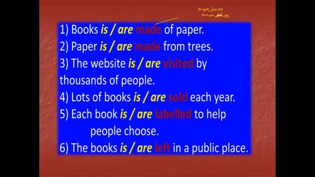 Present Simple Active - Passive Voice. English6 смотреть онлайн