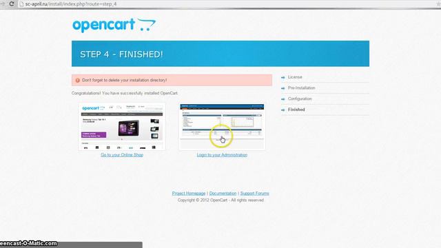 007 Установка Интернет магазина на Opencart 1 5 6 смотреть онлайн